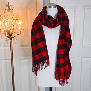 J.Crew Soft Buffalo Plaid Scarf 81"L x 16"W